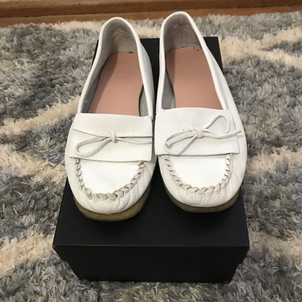 Jcrew white loafers - Picture 2 of 6